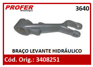 BRAÇO LEVANTE HIDRÁULICO