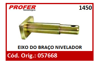 EIXO DO BRAÇO NIVELADOR