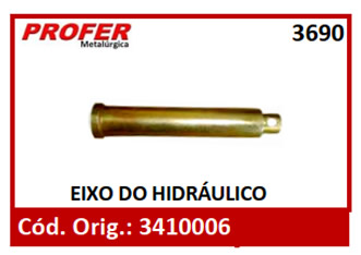 EIXO DO HIDRÁULICO