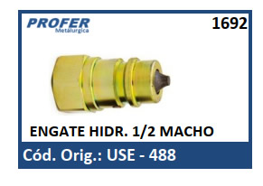 ENGATE HIDR. 1/2 MACHO