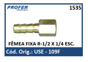 FÊMEA FIXA R-1/2 X 1/4 ESC