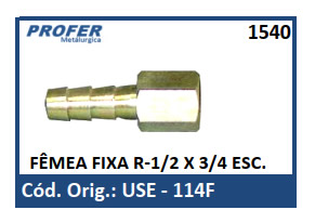 FÊMEA FIXA R-1/2 X 3/4 ESC