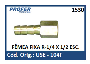 FÊMEA FIXA R-1/4 X 1/2 ESC