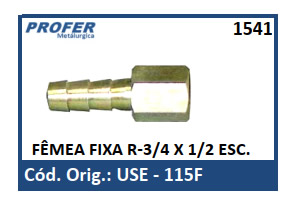 FÊMEA FIXA R-3/4 X 1/2 ESC