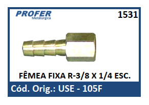 FÊMEA FIXA R-3/8 X 1/4 ESC