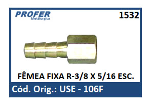 FÊMEA FIXA R-3/8 X 5/16 ESC