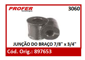 JUNÇÃO DO BRAÇO 7/8 x 3/4