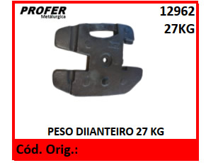 PESO DIIANTEIRO 27 KG