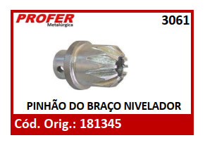 PINHÃO DO BRAÇO NIVELADOR