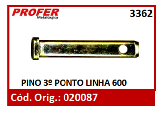 PINO 3º PONTO LINHA 600