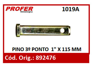 PINO 3º PONTO 1 X 115 MM