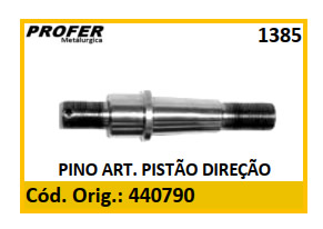 PINO ART. PISTÃO DIREÇÃO