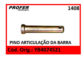 PINO ARTICULAÇÃO DA BARRA 1408