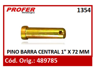 PINO BARRA CENTRAL 1 X 72 MM