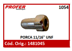 PORCA 11/16 UNF