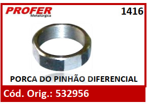 PORCA DO PINHÃO DIFERENCIAL