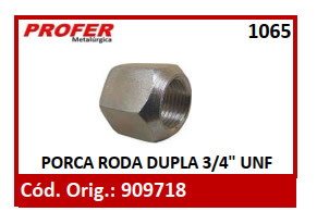 PORCA RODA DUPLA 3/4 UNF