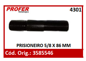 PRISIONEIRO 5/8 X 86 MM