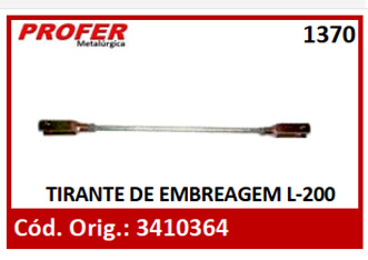 TIRANTE DE EMBREAGEM L-200